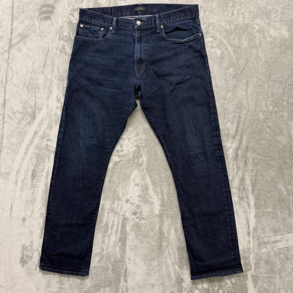 Polo Ralph Lauren Hampton Relaxed Straight Jeans Dark Wash 34x32 (Fits 36x31)